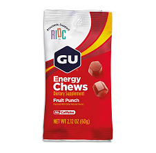 GU Energy Chews 60 g Fruit Punch 1 SÁČEK (balení 12ks) Expirace 10/2026