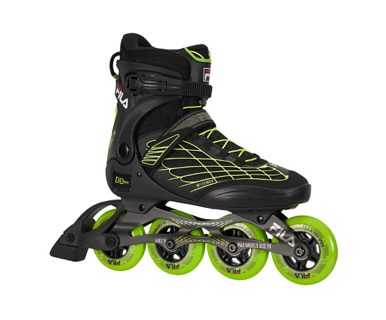 Kolečkové brusle Fila Ghibli 90 Black/Lime