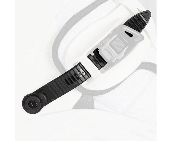 Shadow Ankle Strap 180mm, ratchet, Black