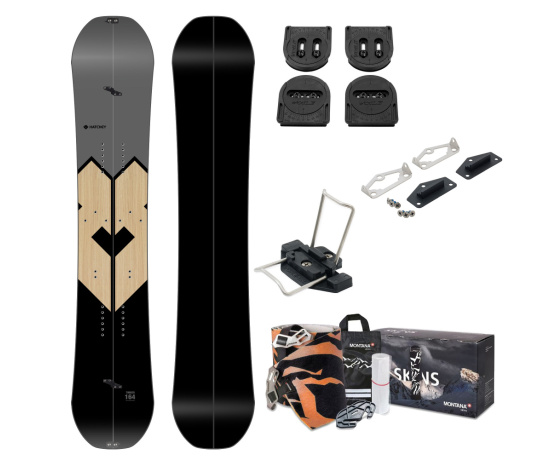 Hatchey Splitboard Set Timber 164cm, L