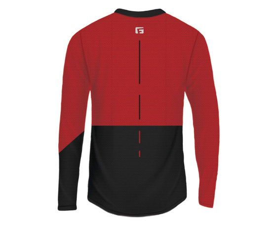 G-FORM Pro-X4 L/S Bike Jersey L Red/Black
