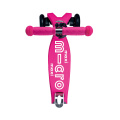 Dětská koloběžka s nastavitelnými řídítky Micro Maxi DeLuxe Shocking Pink