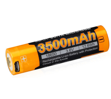 Dobíjecí USB baterie Fenix 18650 3500 mAh (Li-ion)