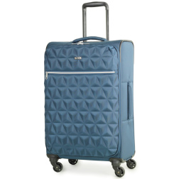 Cestovní kufr ROCK TR-0207/3-M - modrá