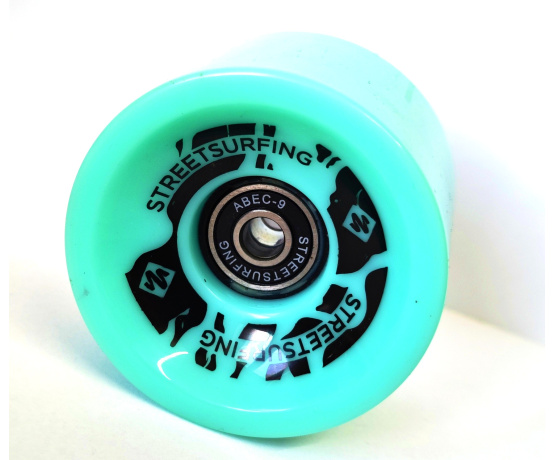 Zelené kolečko k Longboardu -  ABEC 9, 70 mm