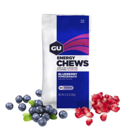 GU Energy Chews 60 g Blueberry Pomegranate 1 SÁČEK (balení 12ks) EXPIRACE 12/2024