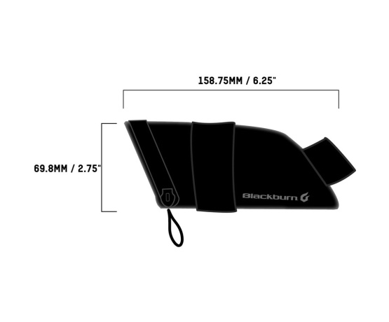 BLACKBURN Grid Small Seat Bag Black Reflective