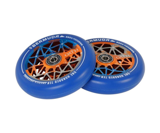 Bermuda 110mm Orange/Blue/Titanium kolečka 2ks