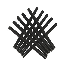 Skimender Poly Sticks 8 mm black 10 kusů