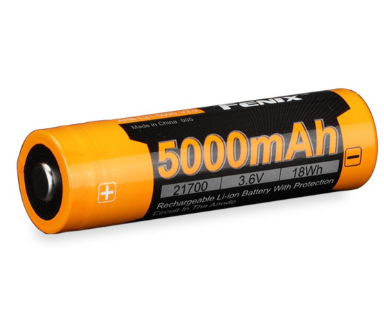 Dobíjecí baterie Fenix 21700 5000 mAh (Li-Ion) Dobíjecí baterie Fenix 21700 5000 mAh (Li-Ion)