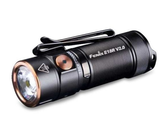 Nabíjecí baterka Fenix E18R V2.0 GE - černá