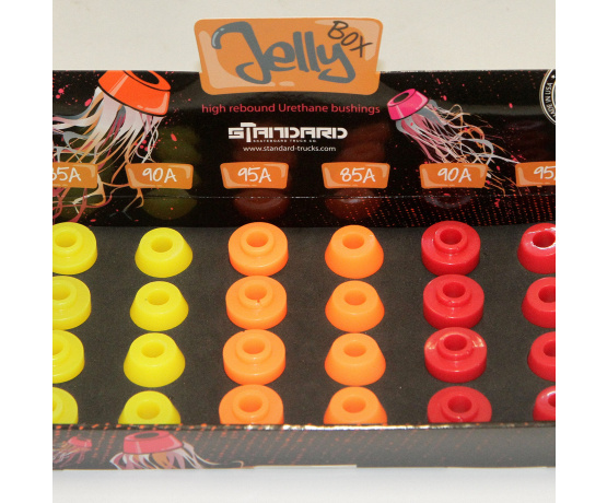 Interlock Bushings 15mm con/bar Skateboard Display, filled