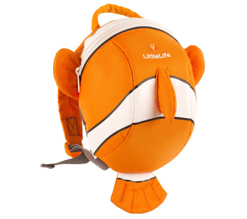 Animal Toddler Backpack; 2 l; clownfish
