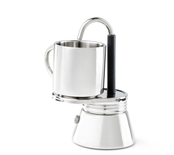 Stainless Mini Espresso 1 cup; 74 ml