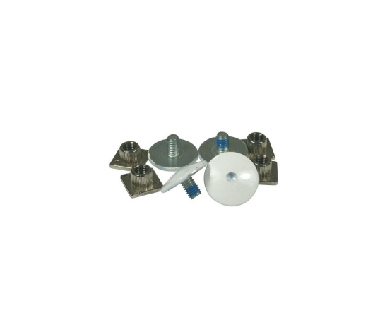 Cuff Screw Set White