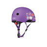 Dětská helma ve fialové barvě Micro LED Floral Purple