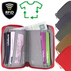 RFiD Bi-Fold Wallet Recycled