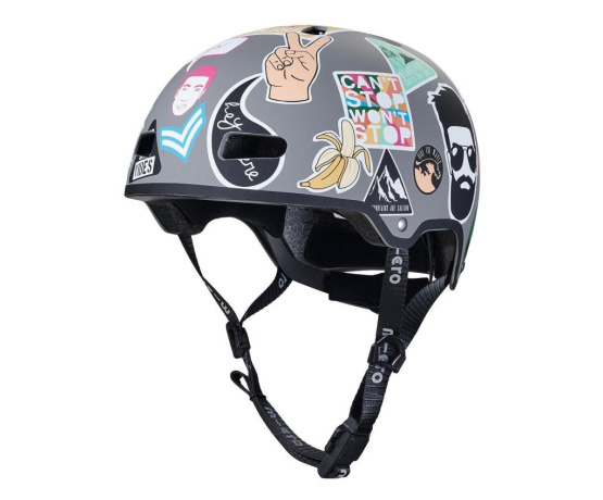 Přilba LED Sticker L (58-61 cm)