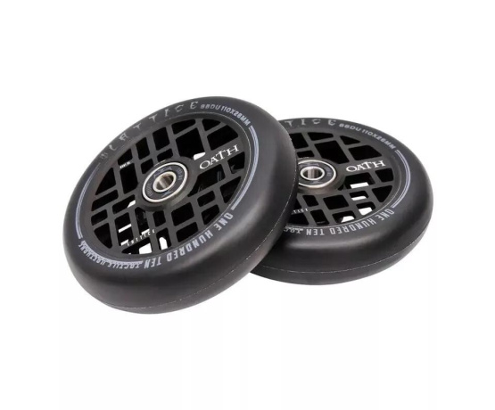 Černá kolečka Lattice 110mm 2ks