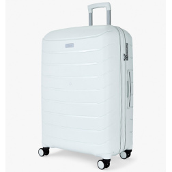 Cestovní kufr ROCK TR-0241/3-L PP - bílá