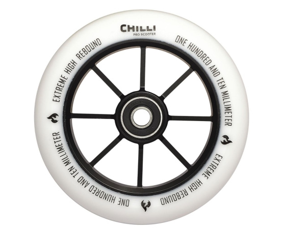 Base 110mm bílé kolečko 1ks