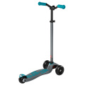 Koloběžka s rozšířenými řídítky pro děti Micro Maxi DeLuxe Pro Grey-Aqua