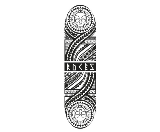 Tribal Black Concave skateboard