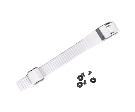 Powerslide Classic Buckle Set complete White L / R - 22cm