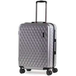 Cestovní kufr ROCK TR-0192/3-M ABS/PC - stříbrná
