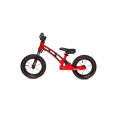 Červené dětské odrážedlo v modré barvě Micro Balance Bike DeLuxe