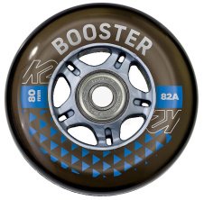 K2 Booster 80mm 82A 8ks + ložiska ILQ 7 + alu spacery 6mm