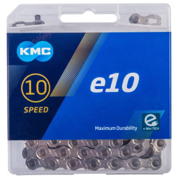 řetěz KMC E-10 silver pro E-Bike 122 článků