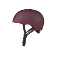 Kvalitní červená helma na koloběžku Micro LED Autumn Red M