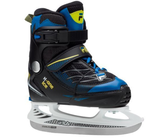 Dětské lední brusle Fila X-One Ice Blue/Lime
