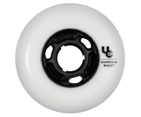 Team 84mm 86A White, 4-pack