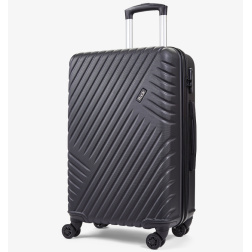 Cestovní kufr ROCK Santiago M ABS - černá