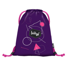 Baagl Gymsack Grafik fialový