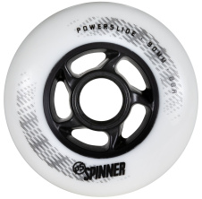 Spinner White 90mm 88A, 4 pack