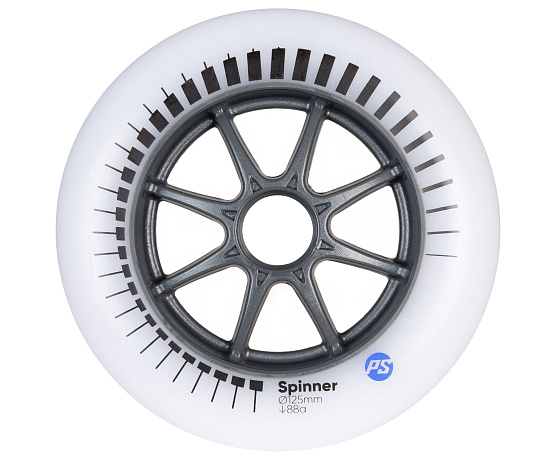 Spinner 125/88A White, 3-pack