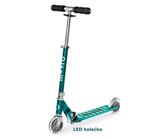 Sprite LED Petrol Stripe skládací koloběžka