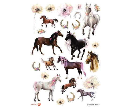 Samolepky Horses Topgal STICKERS 24058