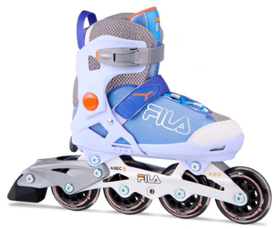 Dětské kolečkové brusle Fila X 2.0 G Lavender