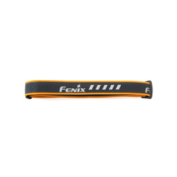 Hlavní popruh k čelovkám Fenix - perforovaný - reflexní, perforovaný - šedo-oranžový