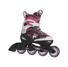 Dětské kolečkové brusle Fila J-One Girl Combo 3-Set Pink/Magenta