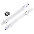 Clipper Buckle Set complete White L / R - 21cm