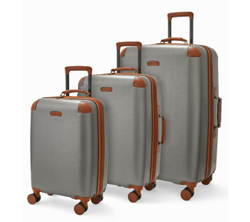 Sada cestovních kufrů ROCK TR-0219/3 ABS/PC - šedá