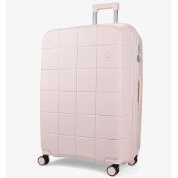 Cestovní kufr ROCK Pixel L PP - světle růžová