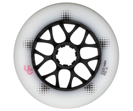 Team PRO 110mm 86A White, 3-Pack