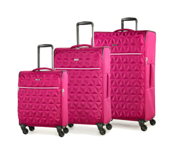 Sada cestovních kufrů ROCK TR-0207/3 - růžová