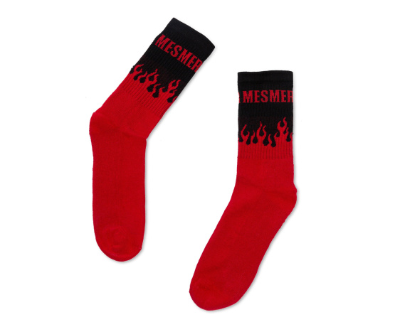 "Hots" Socks red/black